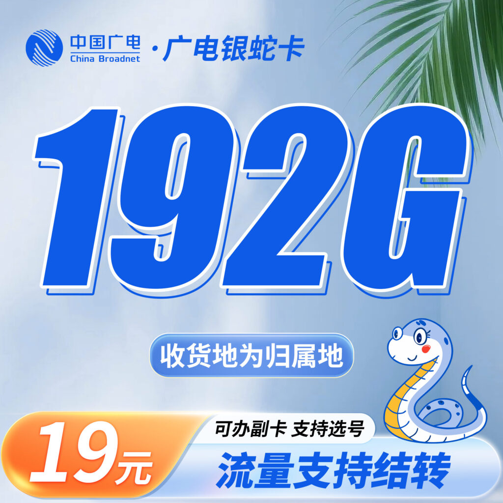 卡世界 广电银蛇卡 主图